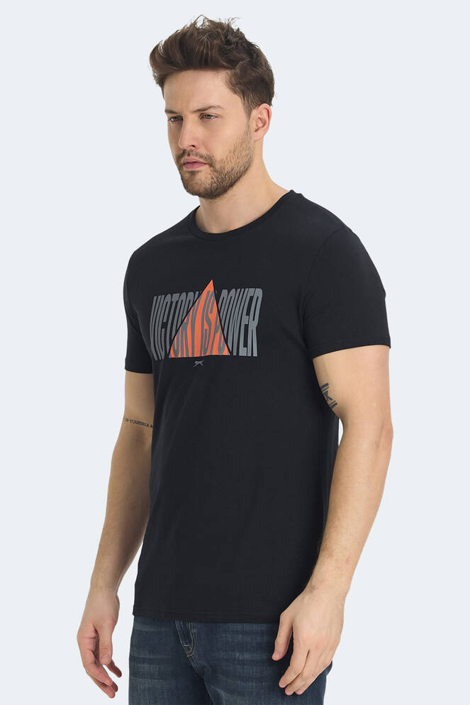 Slazenger RAVID Erkek Tişört Siyah