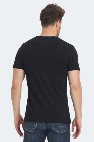 Slazenger RAVID Men's T-shirt Black - Thumbnail