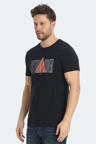 Slazenger RAVID Men's T-shirt Black - Thumbnail