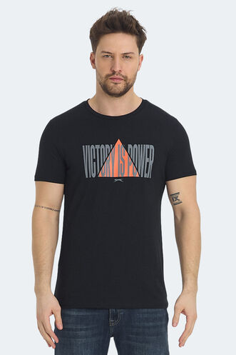 Slazenger RAVID Men's T-shirt Black - Thumbnail