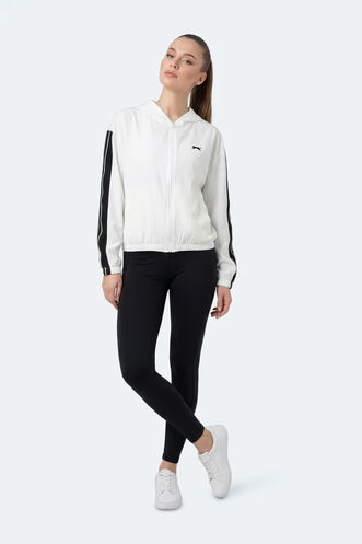 Slazenger RAZZLE Kadın Ekru Sweatshırt - Thumbnail