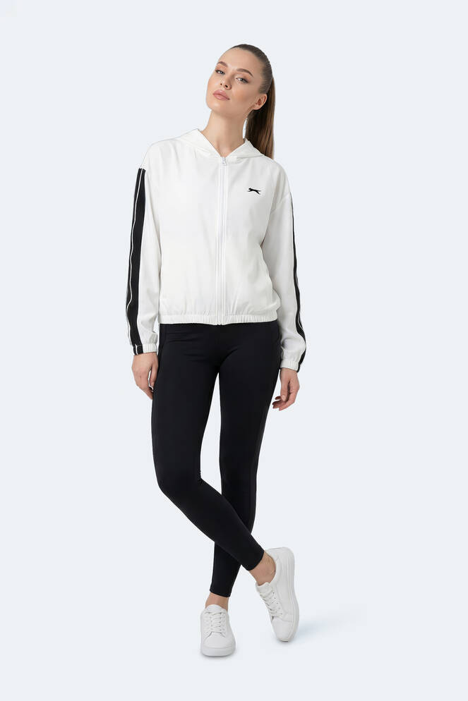 Slazenger RAZZLE Kadın Ekru Sweatshırt