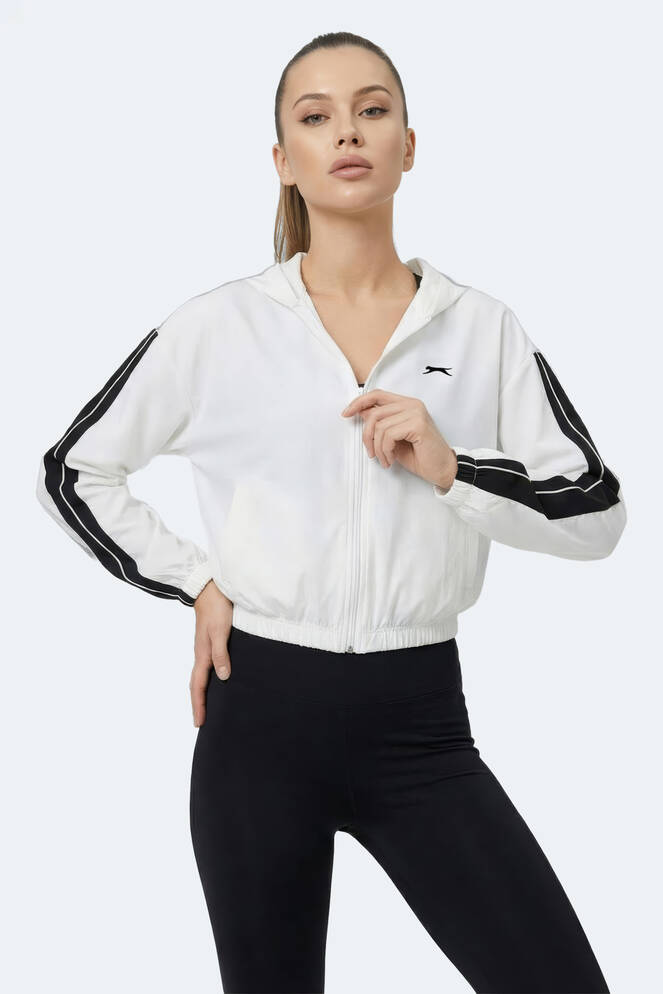 Slazenger RAZZLE Kadın Ekru Sweatshırt