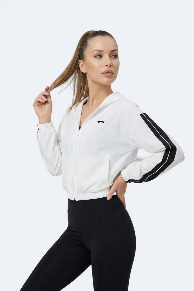 Slazenger RAZZLE Kadın Ekru Sweatshırt