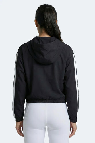 Slazenger RAZZLE Kadın Siyah Sweatshırt - Thumbnail