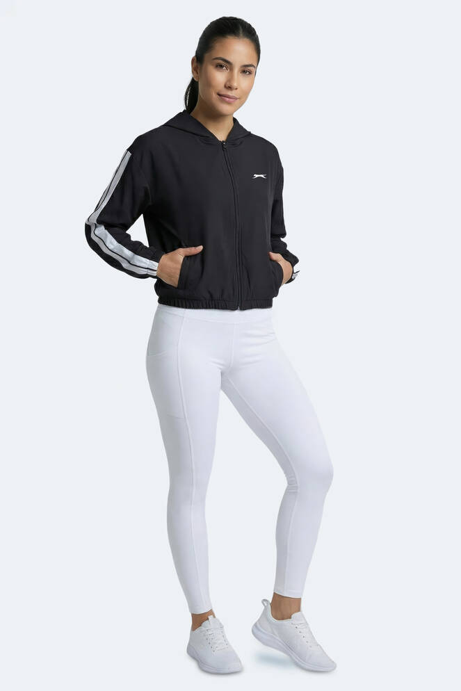 Slazenger RAZZLE Kadın Siyah Sweatshırt