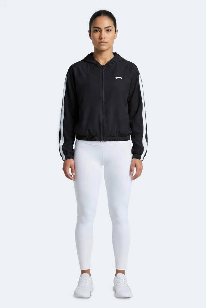 Slazenger RAZZLE Kadın Siyah Sweatshırt