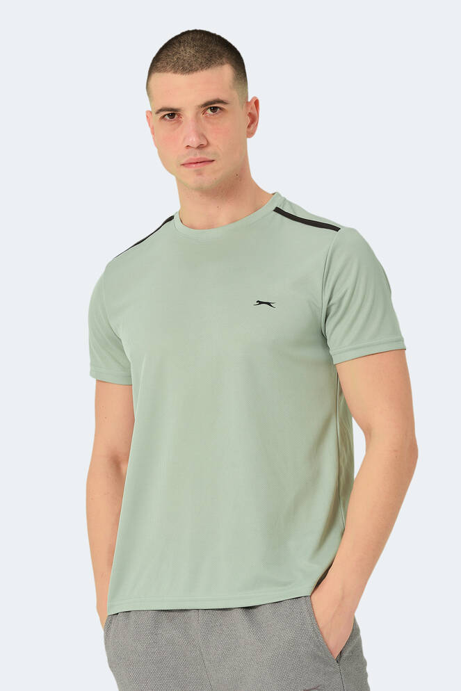 Slazenger READ Erkek Tişört Nane Yeşili