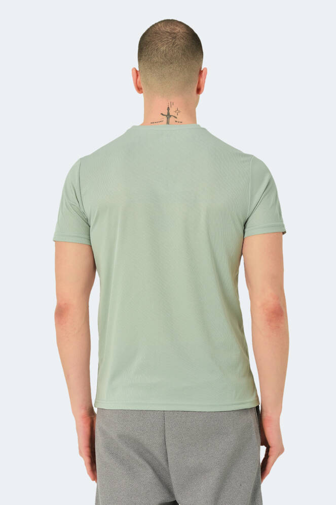 Slazenger READ Erkek Tişört Nane Yeşili