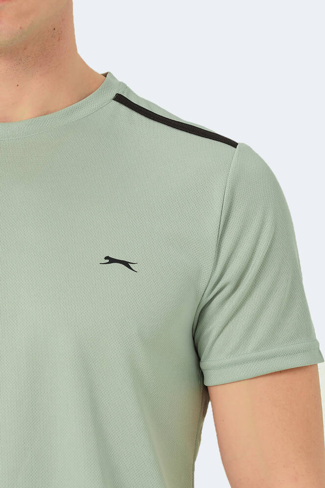 Slazenger READ Erkek Tişört Nane Yeşili