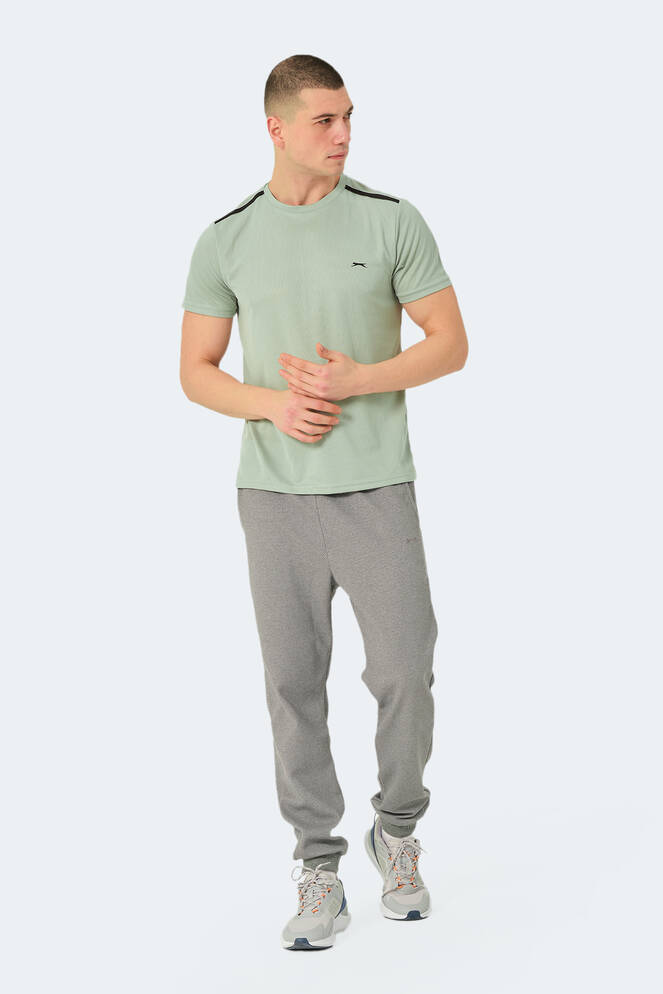 Slazenger READ Erkek Tişört Nane Yeşili