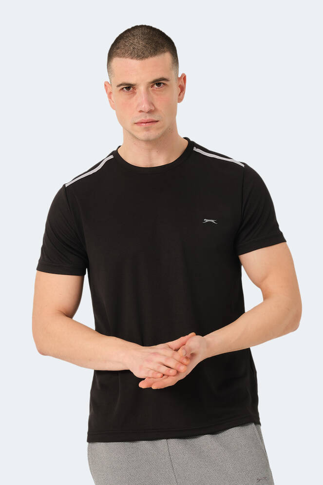 Slazenger READ Erkek Tişört Siyah