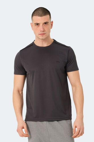 Slazenger READ Men's T-Shirt Dark Gray - Thumbnail