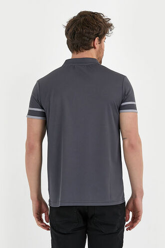 Slazenger REDMOND Erkek Kısa Kollu T-Shirt Koyu Gri - Thumbnail