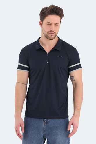 Slazenger REDMOND Erkek Kısa Kollu T-Shirt Lacivert - Thumbnail