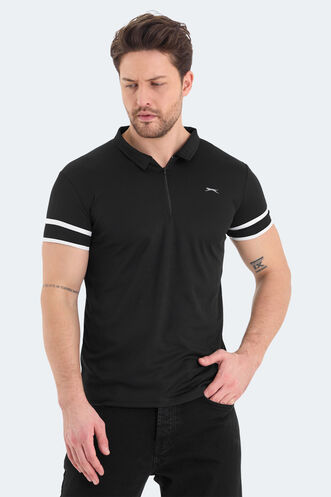 Slazenger REDMOND Erkek Kısa Kollu T-Shirt Siyah - Thumbnail