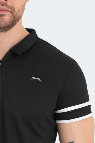 Slazenger REDMOND Erkek Kısa Kollu T-Shirt Siyah - Thumbnail