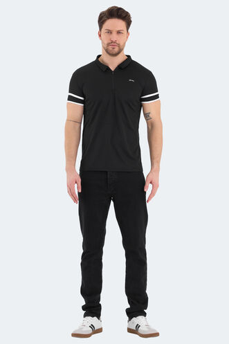 Slazenger REDMOND Erkek Kısa Kollu T-Shirt Siyah - Thumbnail