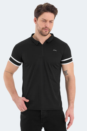 Slazenger REDMOND Men's Short Sleeve T-Shirt Black - Thumbnail