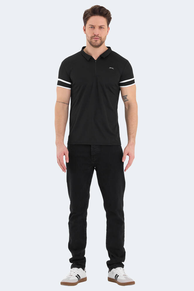 Slazenger REDMOND Men's Short Sleeve T-Shirt Black