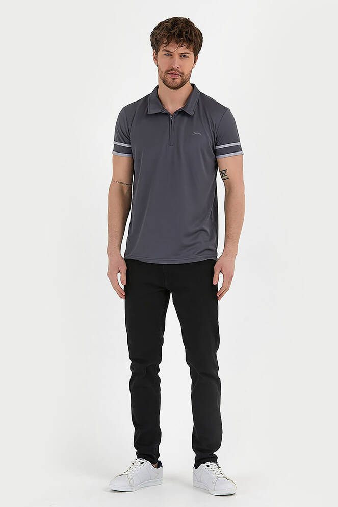 Slazenger REDMOND Men's Short Sleeve T-Shirt Dark Grey