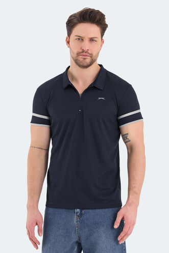 Slazenger - Slazenger REDMOND Men's Short Sleeve T-Shirt Navy