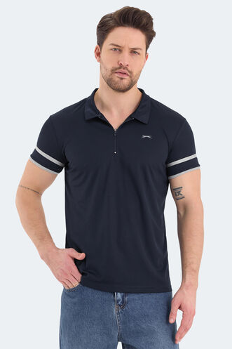 Slazenger REDMOND Men's Short Sleeve T-Shirt Navy - Thumbnail