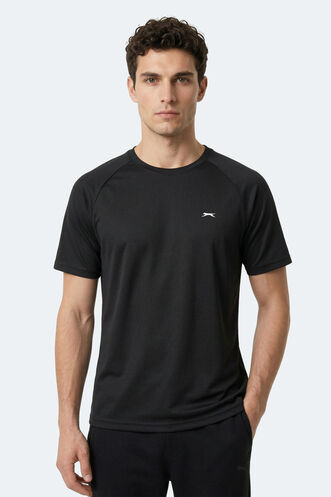 Slazenger - Slazenger REDTAIL Erkek Siyah Tişört
