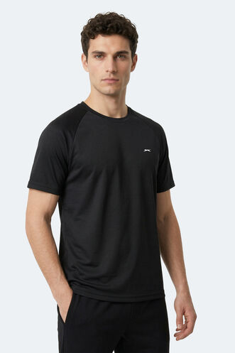 Slazenger REDTAIL Erkek Siyah Tişört - Thumbnail