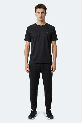 Slazenger REDTAIL Erkek Siyah Tişört - Thumbnail