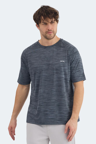 Slazenger REDVALE Erkek Koyu Gri Tişört - Thumbnail