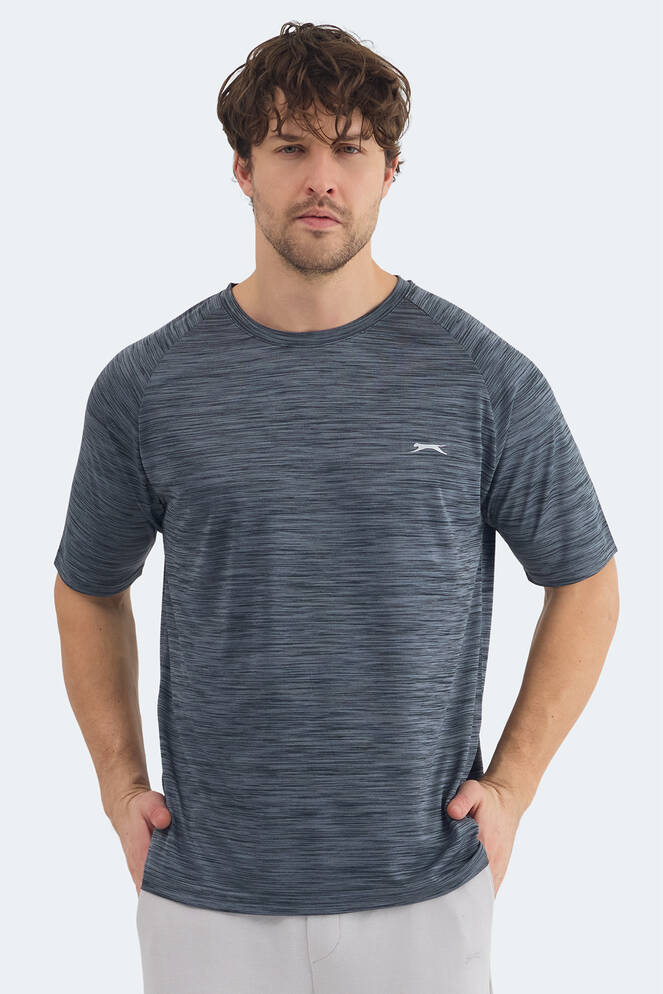 Slazenger REDVALE Erkek Koyu Gri Tişört