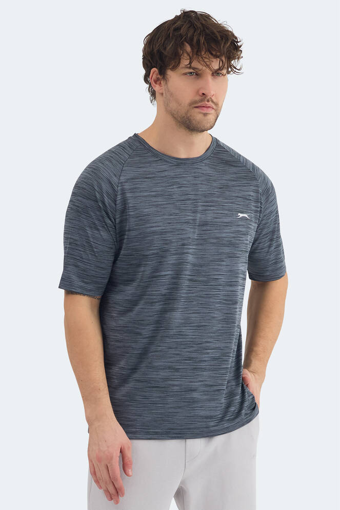 Slazenger REDVALE Erkek Koyu Gri Tişört