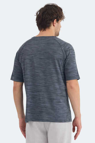 Slazenger REDVALE Erkek Koyu Gri Tişört - Thumbnail