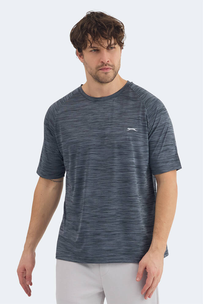 Slazenger REDVALE Erkek Koyu Gri Tişört