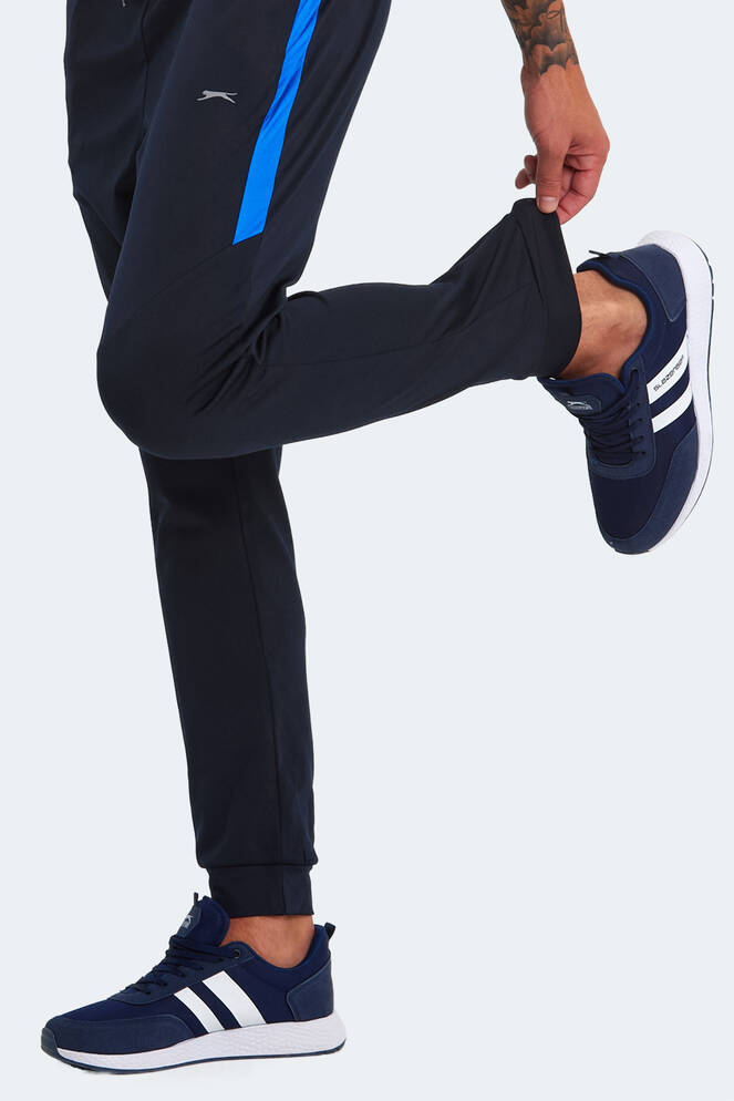 Slazenger REGION IN Erkek Fermuar Cepli Lacivert Eşofman Altı