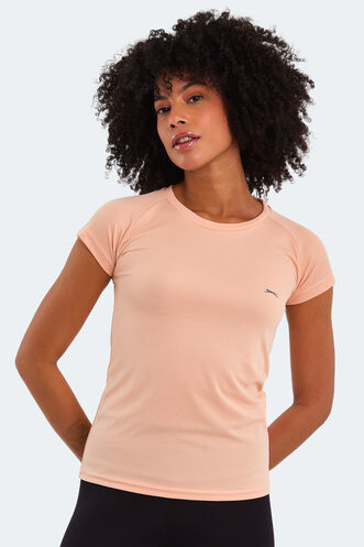 Slazenger - Slazenger RELAX Kadın Kısa Kollu T-Shirt Somon