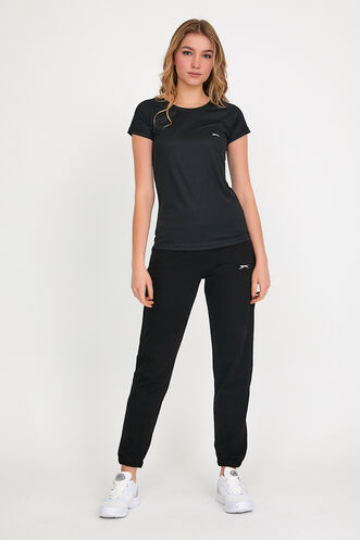 Slazenger RELAX Women's Short Sleeve T-Shirt Black - Thumbnail
