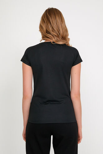 Slazenger RELAX Women's Short Sleeve T-Shirt Black - Thumbnail