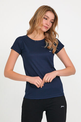Slazenger RELAX Women's Short Sleeve T-Shirt Navy - Thumbnail