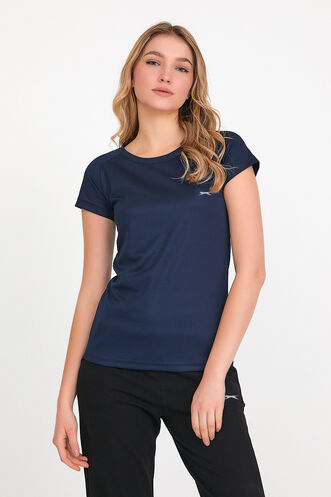 Slazenger RELAX Women's Short Sleeve T-Shirt Navy - Thumbnail