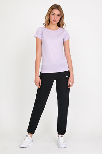 Slazenger RELAX Women's Short Sleeve T-Shirt Purple - Thumbnail