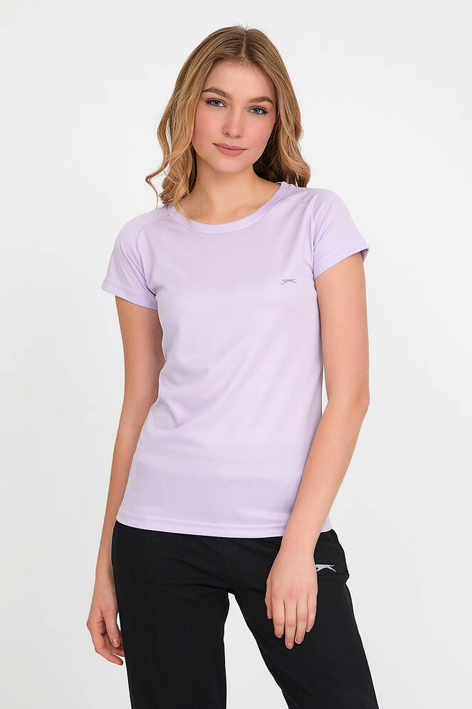 Slazenger RELAX Women's Short Sleeve T-Shirt Purple