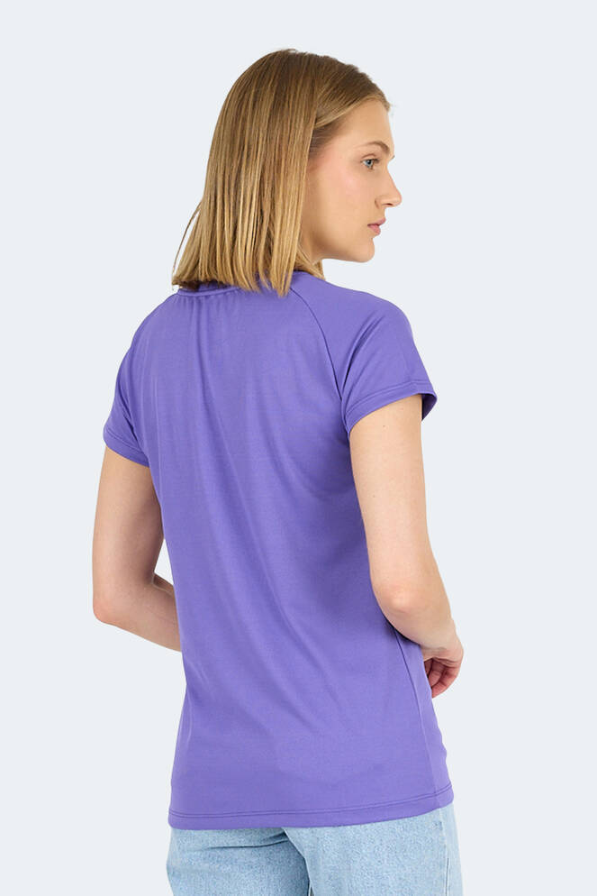 Slazenger RELAX Women's Short Sleeve T-Shirt Purple