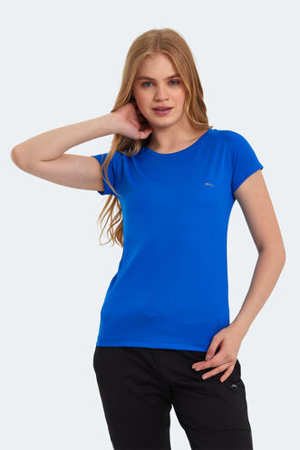 Slazenger RELAX Women's Short Sleeve T-Shirt Saks Blue - Thumbnail