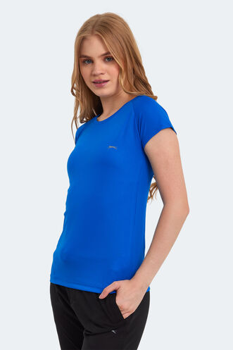 Slazenger RELAX Women's Short Sleeve T-Shirt Saks Blue - Thumbnail