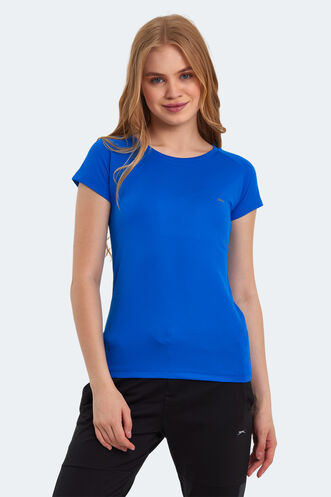 Slazenger RELAX Women's Short Sleeve T-Shirt Saks Blue - Thumbnail