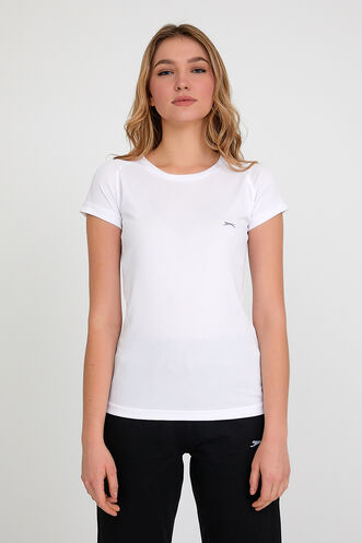 Slazenger RELAX Women's Short Sleeve T-Shirt White - Thumbnail