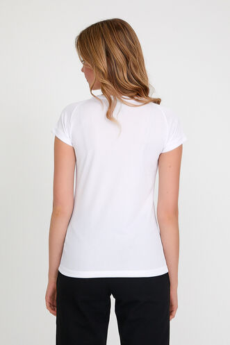 Slazenger RELAX Women's Short Sleeve T-Shirt White - Thumbnail