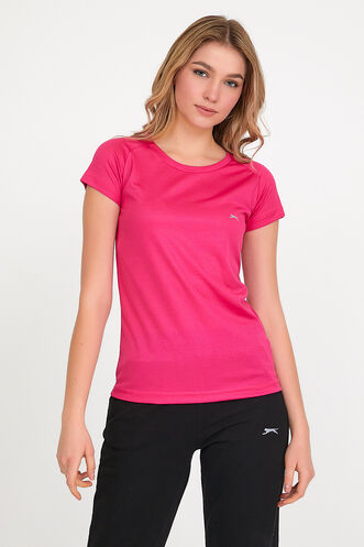 Slazenger - Slazenger RELAX Women's Short Sleeve T-Shirt Fuchsia
